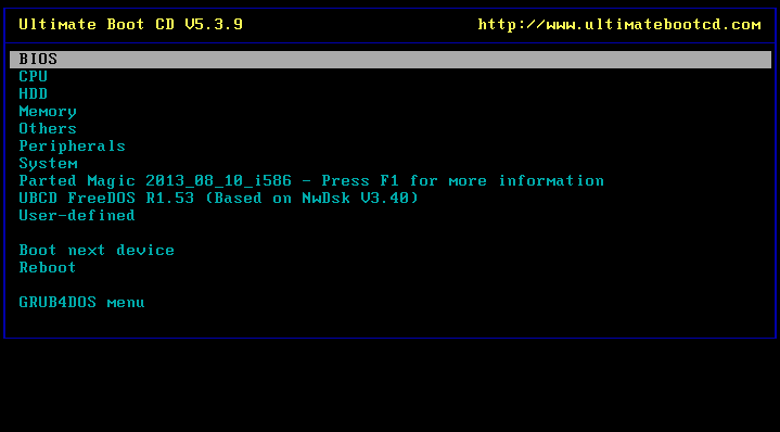 Le migliori distribuzioni GNU/Linux per riparazioni e salvataggi 5 Ultimate Boot CD